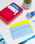Index Card Case 3" X 5" w/ 5-Tab Divider