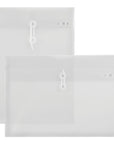 Clear Top / Side Loading A4/Letter Size String Envelope (2/Pack)