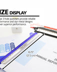 Portable 3-Hole Paper Punch