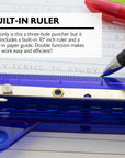 Portable 3-Hole Paper Punch
