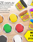 Modeling Dough Primary Color 4 Oz. (4/Pack)
