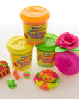 Modeling Dough 4 Fluorescent Colors 7.76 Oz.