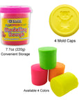 Modeling Dough 4 Fluorescent Colors 7.76 Oz.