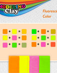 Modeling Clay Sticks 1 lb 4 Fluorescent Color