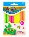 Modeling Clay Sticks 4 Fluorescent Colors 4.8 Oz