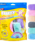 Air Dry Modeling Clay 6 Pastel Color 0.5 Oz.