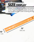 12" Jeweltones Color Ruler (30cm) (4/Pack)