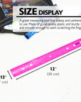 12" (30cm) Jeweltones Color Ruler (4/Pack)