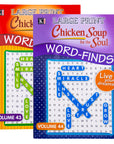 KAPPA Large Print Chicken Soup For The Soul Word Finds Puzzle Book