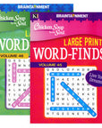KAPPA Large Print Chicken Soup For The Soul Word Finds Puzzle Book