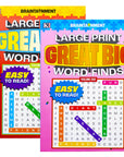KAPPA Large Print Great Big Word Finds Puzzle Book