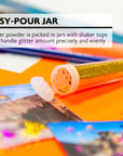 Glitter Shaker 6g / 0.21 Oz. (5/Pack) Primary Color