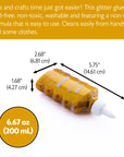 Glitter Glue Iridescent/Silver/Gold Color 6.76 Oz. (200 mL)