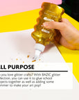 Glitter Glue Iridescent/Silver/Gold Color 6.76 Oz. (200 mL)