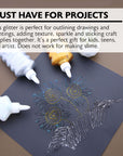 Glitter Glue Iridescent/Silver/Gold Color 6.76 Oz. (200 mL)