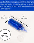 Glitter Glue 20 mL (6/pack) Classic Color