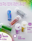 Glitter Shaker 7g (6/PVC Box) Primary Color