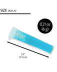 Glitter Shaker 6g / 0.21 Oz. (5/Pack) Neon Color