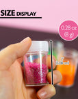 Glitter Shaker 8g / 0.28 Oz. (4/Pack) Neon Color