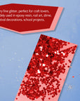 Glitter Shaker 1 lb Red