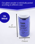 Glitter Shaker 1 lb Blue