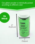 Glitter Shaker 1 lb Green