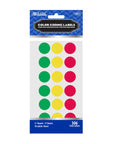 Assorted Color 3/4" Round Label (306/Pack)