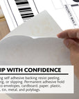 White Multipurpose Labels Full Sheet 8.5" X 11" (10/Pack)