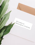 White Address Labels 1" X 2 5/8" (300/Pack)