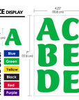 Alphabet & Number 2" Classic Color (10 SHEETS)