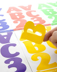 Alphabet & Number 2" Classic Color (10 SHEETS)