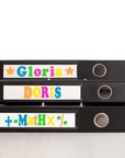 Alphabet & Numbers 1" Multicolor (6 SHEETS)