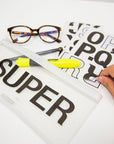 Alphabet & Number 2" Black Color (10 SHEETS)