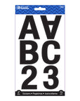 Alphabet & Number 2" Black Color (10 SHEETS)