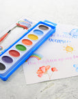 Semi Moist Watercolor w/ Brush 8 Ct.