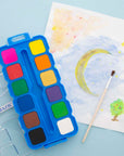 Watercolor w/ Brush & Mixing Palette 12 Ct.