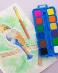 Watercolor w/ Brush & Mixing Palette 12 Ct.