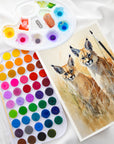 Watercolor w/ Brush 48 Color