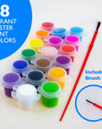 Kid's Paint w/ Brush 18 Color 0.17 FL OZ (5 mL)