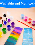 Kid's Paint w/ Brush 18 Color 0.17 FL OZ (5 mL)