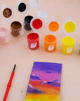 Kid's Paint w/ Brush 18 Color 0.17 FL OZ (5 mL)