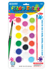 Kid's Paint w/ Brush 18 Color 0.17 FL OZ (5 mL)
