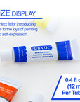 Acrylic Paint 8 Color 0.4 FL OZ (12 mL)
