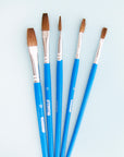 Paint Brush Flat Natural Hair (5/Pack)