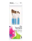 Paint Brush Flat Natural Hair (5/Pack)