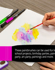 Asst. Size Kid's Paint Brush Set (9/Pack)