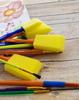 Assorted Nylon and Foam Paint Brush Set (18/Pack)