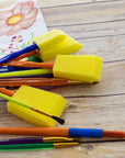 Assorted Nylon and Foam Paint Brush Set (18/Pack)