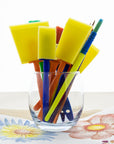 Assorted Nylon and Foam Paint Brush Set (18/Pack)