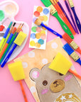 Assorted Nylon and Foam Paint Brush Set (18/Pack)
